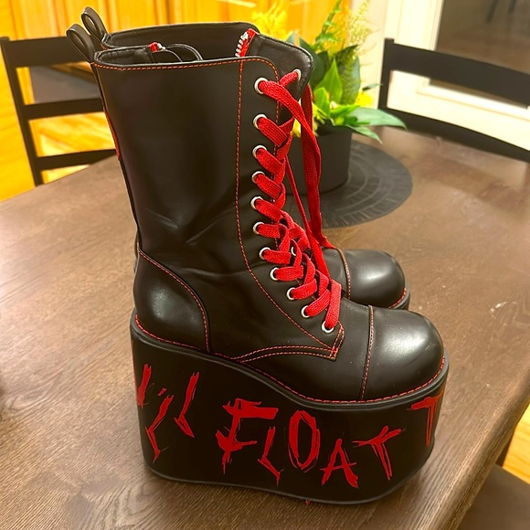 Dolls Kill Shoes Dollskill X Wb Horror Youll Float Too Platform